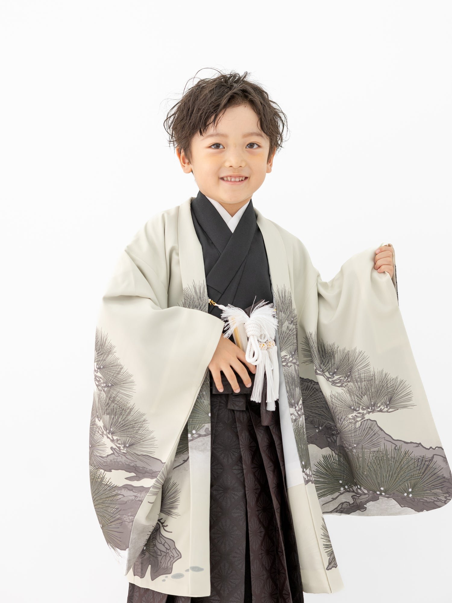 S0513 鷹に波/黒 | 七五三着物レンタル | tententen – tententen(てん