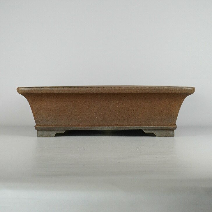 楽天市場】【中古】 盆栽鉢 常滑 中野 行山 大型 長辺 約41.5cm 長方鉢
