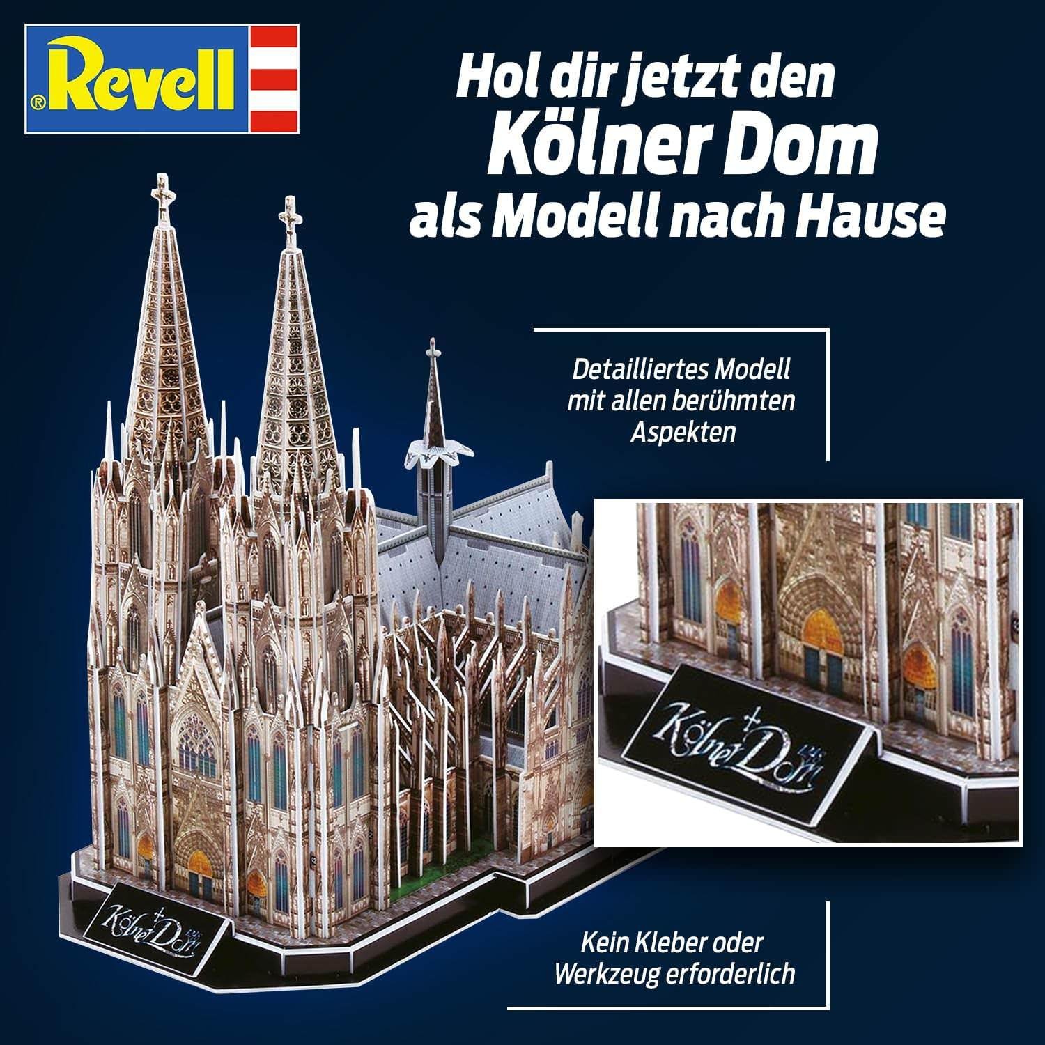 ケルン大聖堂 3Dパズル 【没頭できる大人の趣味・インテリア】世界遺産