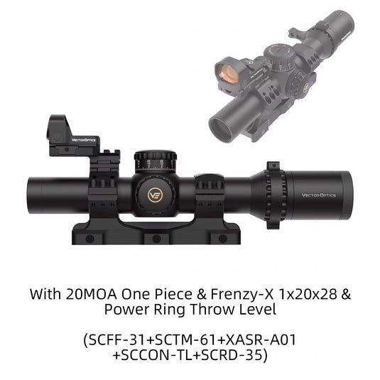 Varmint Hunting LPVO | 34mm Continental 1-6x28 FFP Rifle Scope