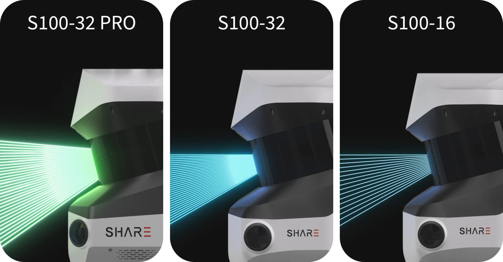 プロフェッショナルのスラム 3Dスキャナー SHARE SLAM S100シリーズ