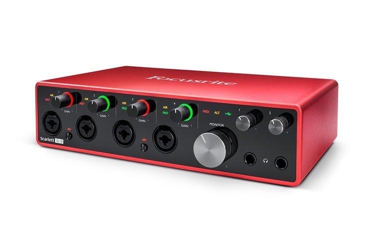 Focusrite Scarlett 8i6 3rd Gen 8-in, 6-out USB audio