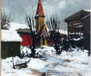 赤が浮かび上がる北国の海 ― 葛西四雄という存在 | 絵画高額査定は