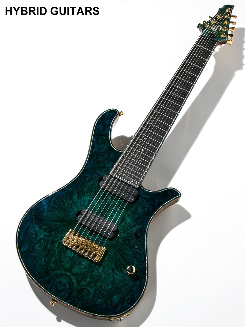 Overload Custom Guitars Rea 8 Green Bluemarine 2023 中古｜ギター