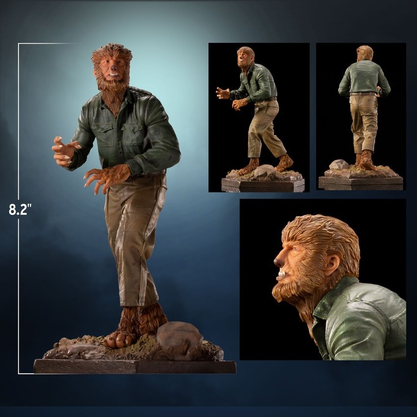 Wolf Man 1:10 Art Scale Statue by Iron Studios | Sideshow Collectibles