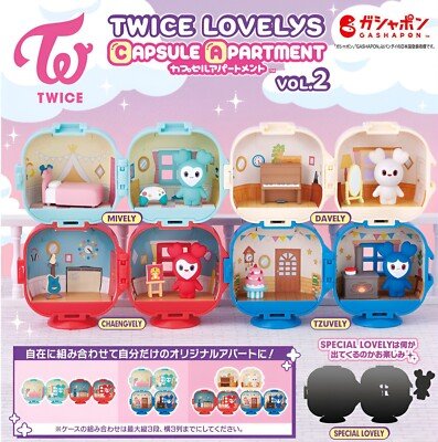 TWICE LOVELYS CAPSULE APARTMENT vol.1 & vol.2 Complete set of 10