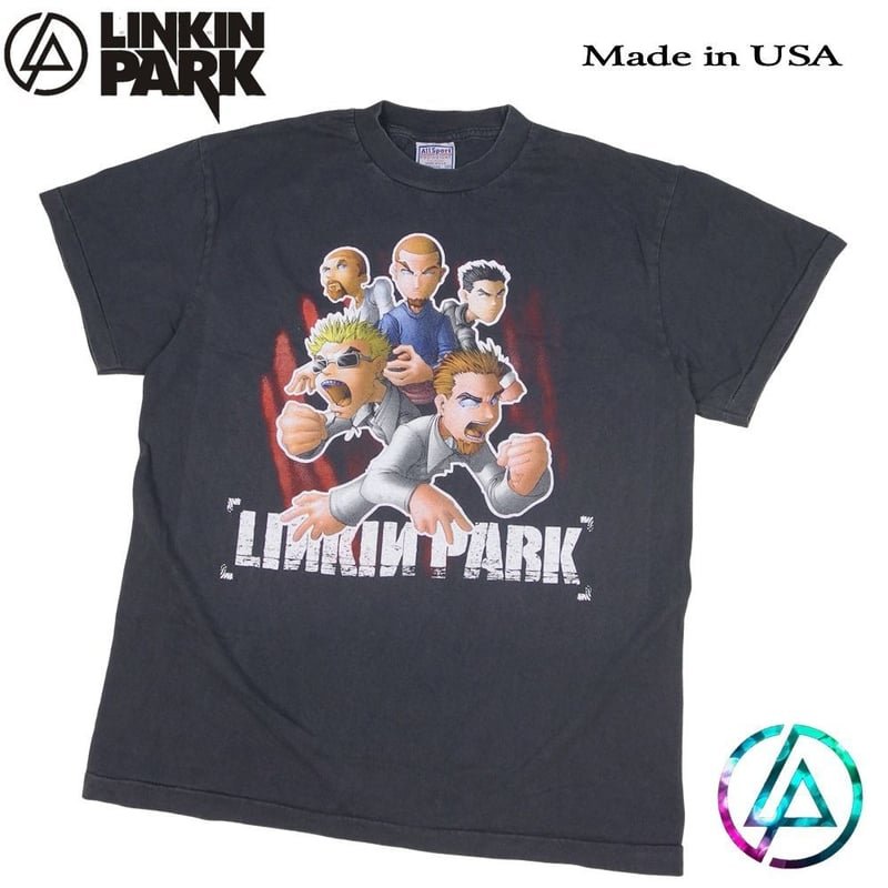 LINKIN PARK リンキンパーク Tシャツ USA製 ブラック Lサイズ バンドT