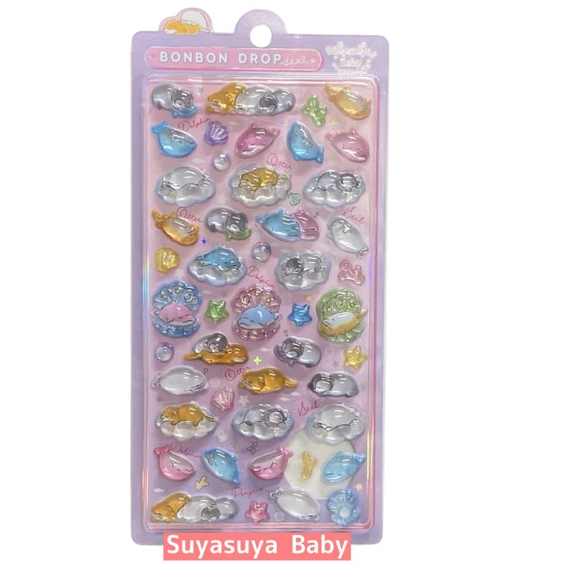 ボンボンドロップシール (各種類1枚まで） | AQUAS Gift Shop / onl