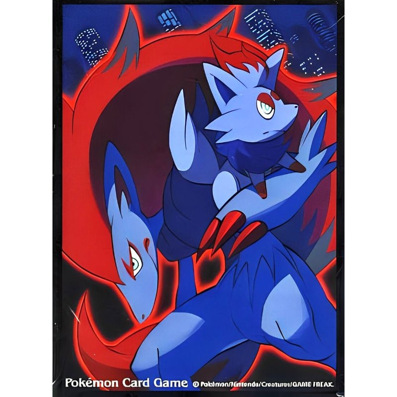 バラ】 日版 ポケセン限定 ゾロア・ゾロアーク スリーブ (2011