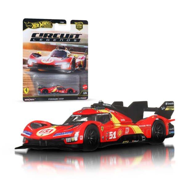 Hot Wheels Premium Car Circuit Legends Ferrari 499P | Mattel Creations