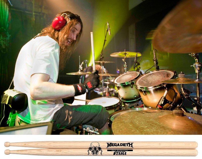 NAMM2017:スティック】 TAMA (タマ) が MEGADETH (メガデス) 新生