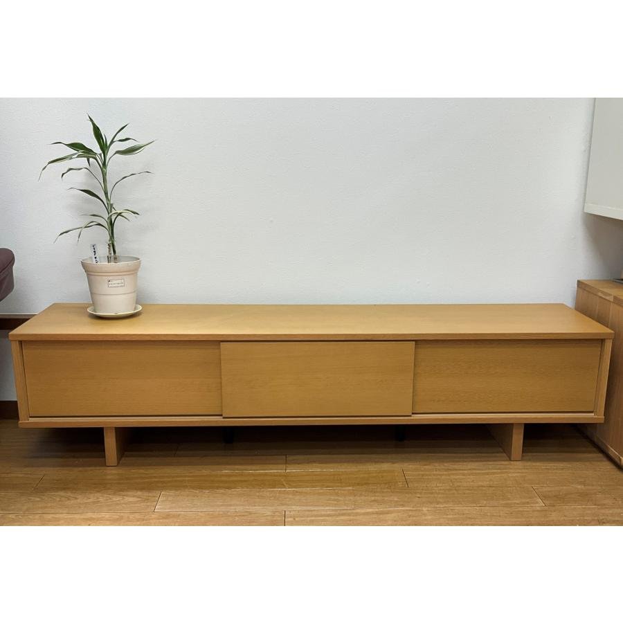 無印良品 MUJI テレビボード オーク材 AVラック 薄型 AVボード テレビ