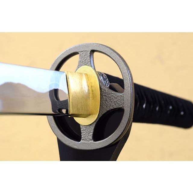 模造刀 斎藤一拵え 亜鉛合金刀身 名刀シリーズ クリーニングクロス付