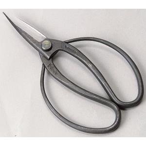 佐保 植木屋鋏 津島型 3寸刃 青紙鋼 カシメ止め 総手造り鍛造品 木鋏