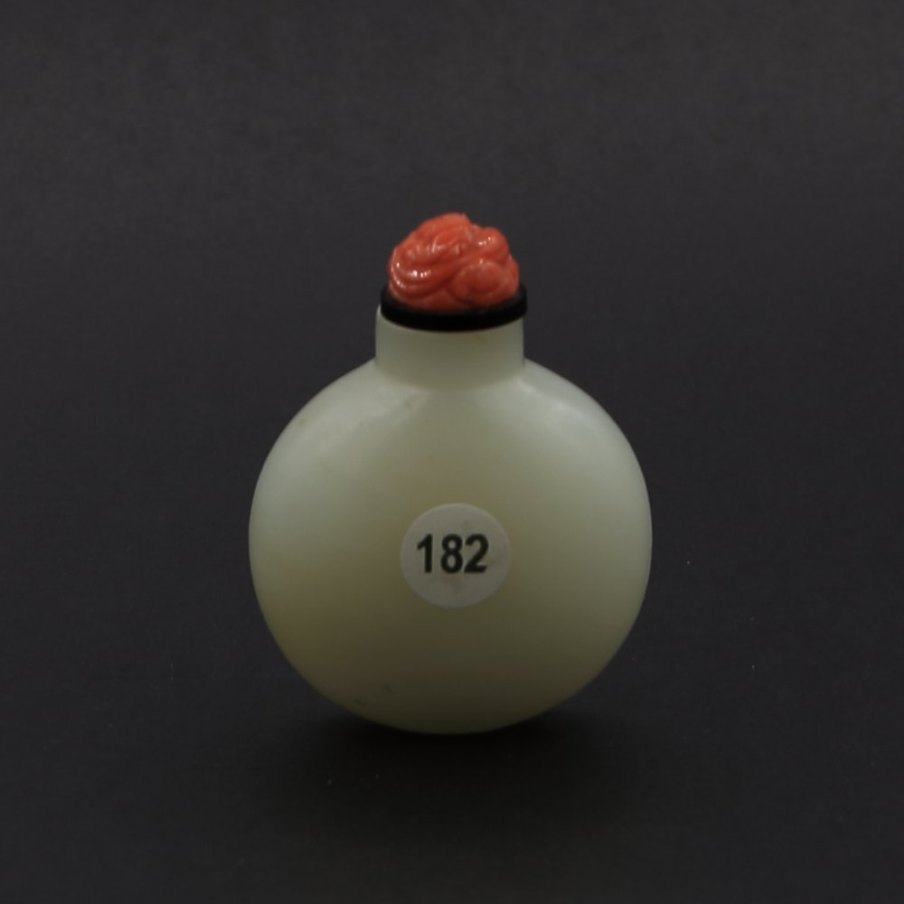3040-清代古玉鼻烟壶Qing precious jade - Jade Art Auction - Antique