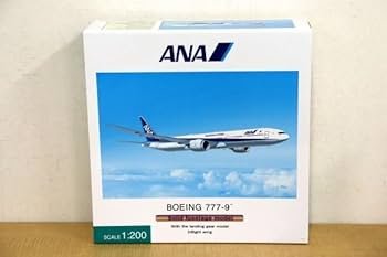 Amazon.co.jp: 全日空商事 1/200 777-9 ANA Solid fuselage model