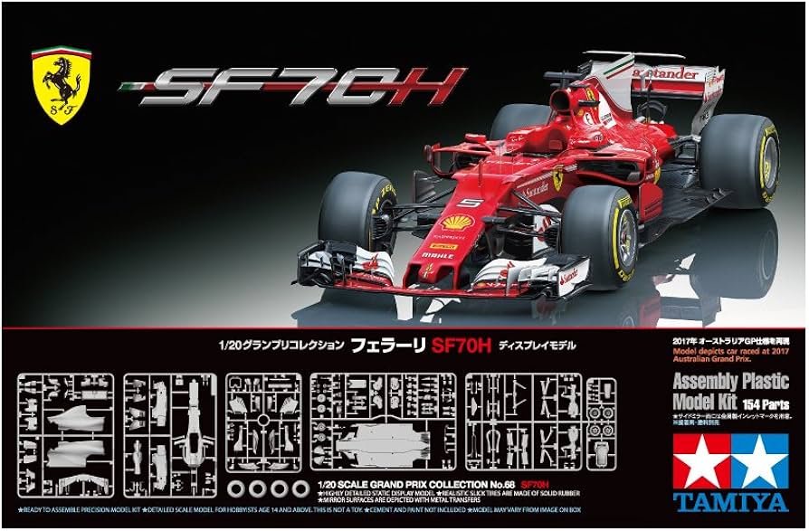Tamiya 1/20 Ferrari SF70H Hobby Model Kit, Aircraft - Amazon Canada