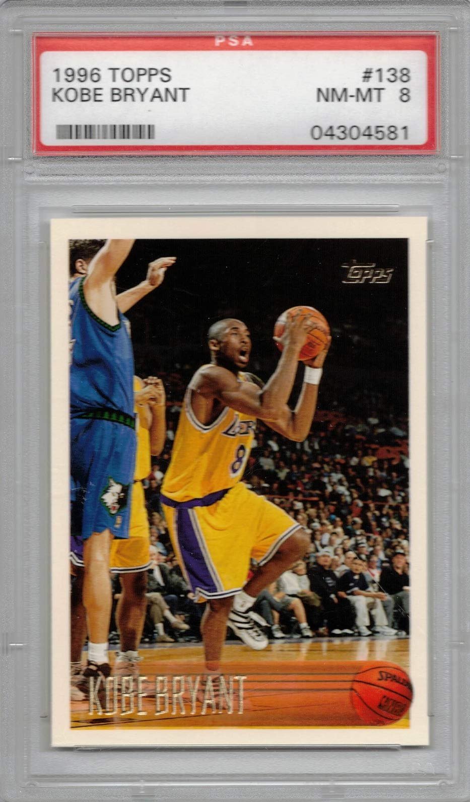Amazon.com: 1996-97 Topps Basketball #138 Kobe Bryant Rookie Card
