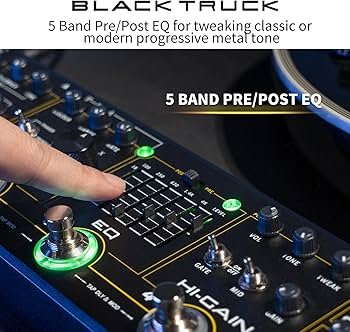 Amazon.com: MOOER Black Truck Guitar Combined Effects Pedal for