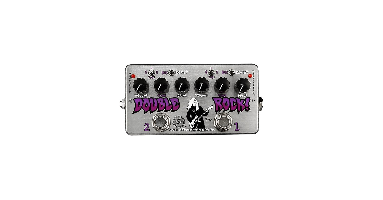 Amazon.com: ZVEX Effects Double Rock Vexter Series Distortion