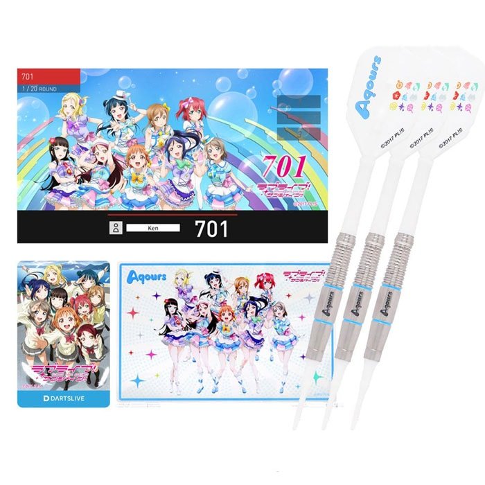 ダーツライブ ラブライブ！ ダーツセット ミューズ Ilovelive! darts