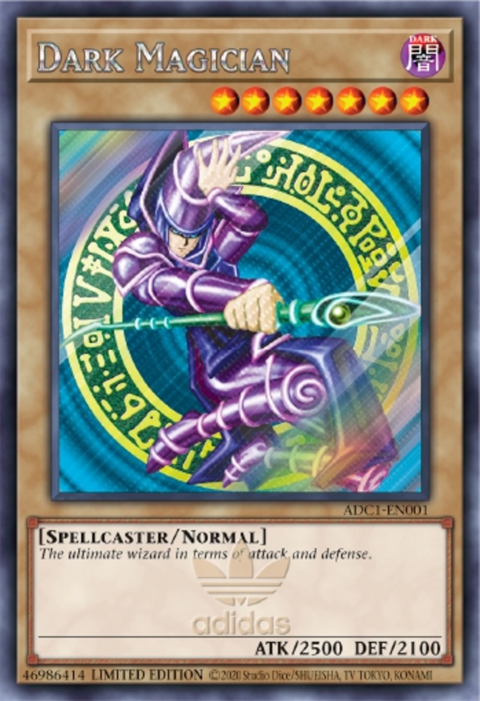 遊☆戯☆王 × adidas ブラックマジシャン アディダス オリジナルスが遊☆戯