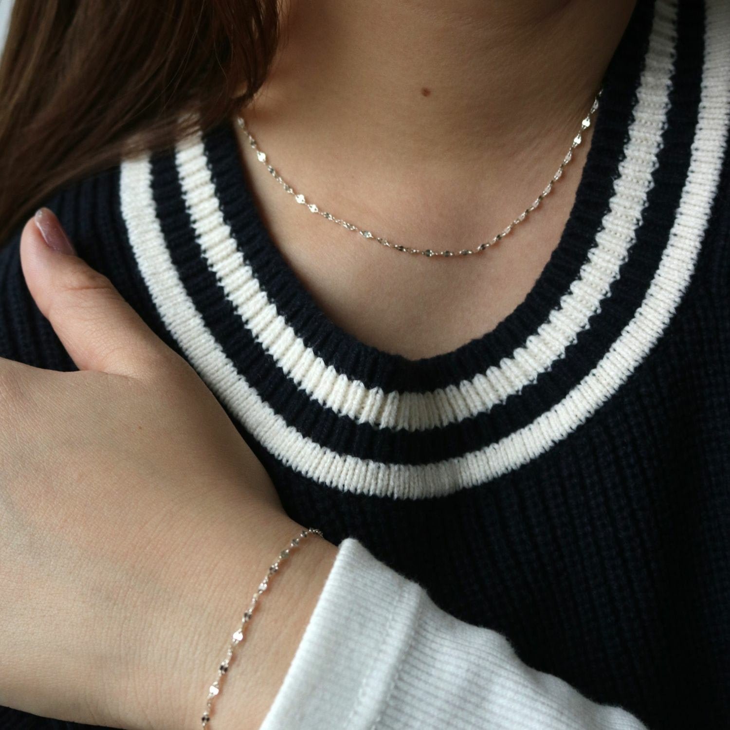 WEB限定】シルバーネックレス／ブレスレットセット｜ブレスレット