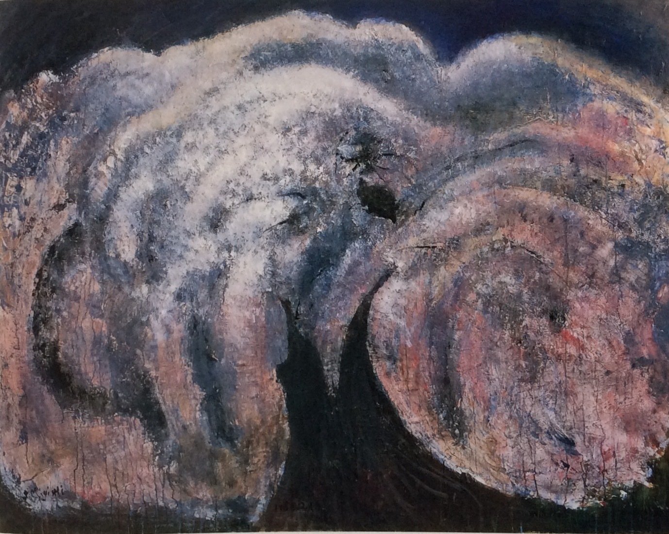 画家 三岸節子の絵 - 強烈な赤 - : 風のとおる家から