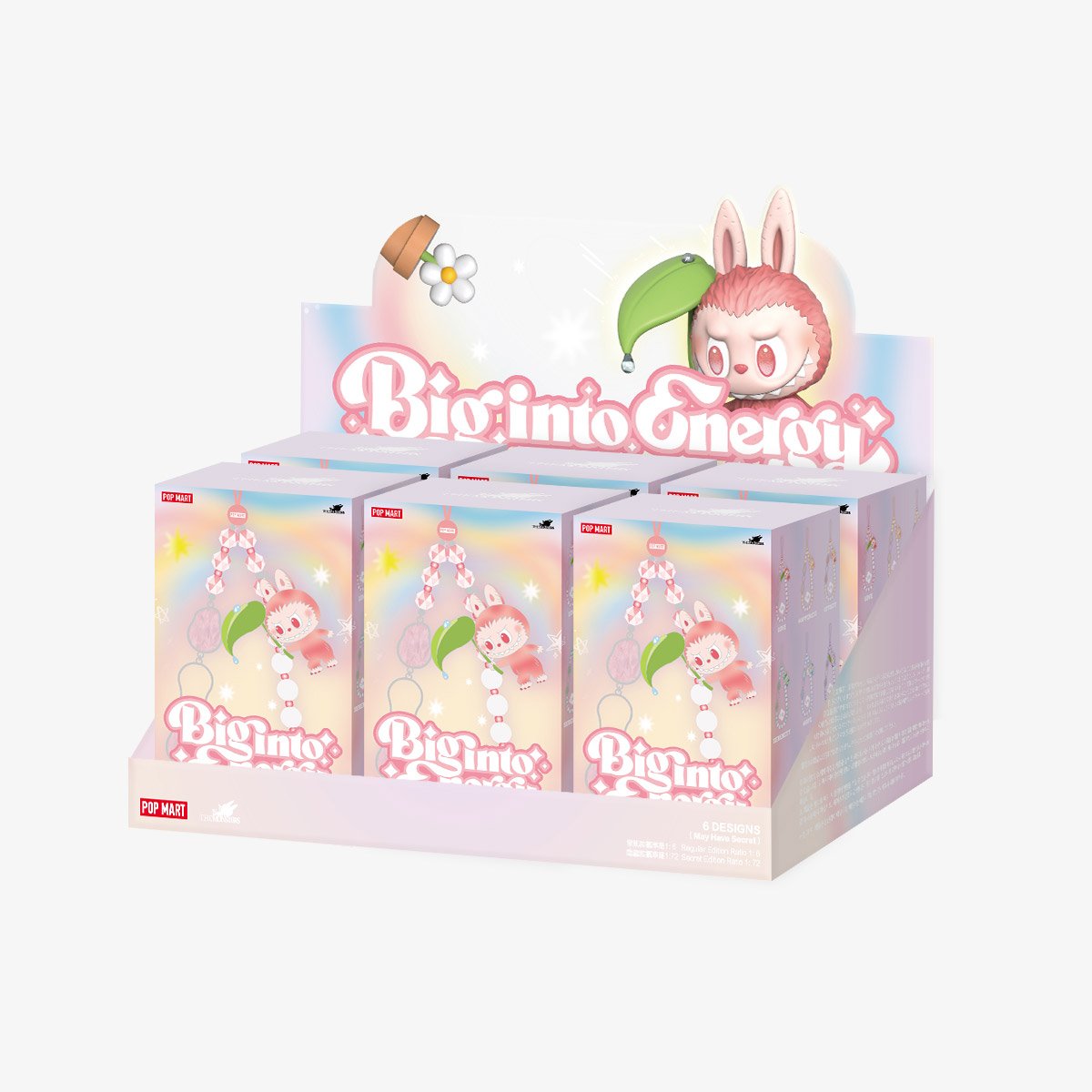 THE MONSTERS Big into Energy Series-Phone Charm Blind Box - POP