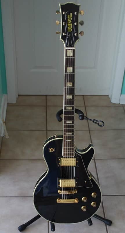 Vintage Univox Les Paul Lawsuit Era Guitar With Original Case | Reverb