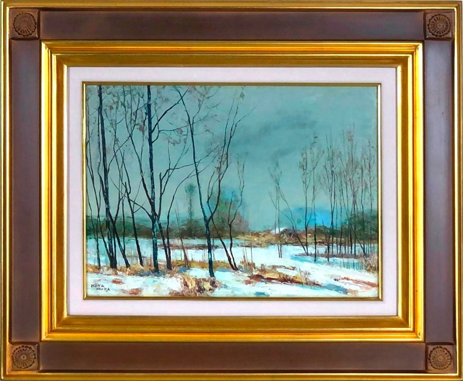 楽天市場】北村 巌 「武蔵野」 油彩8号 : 小野画廊