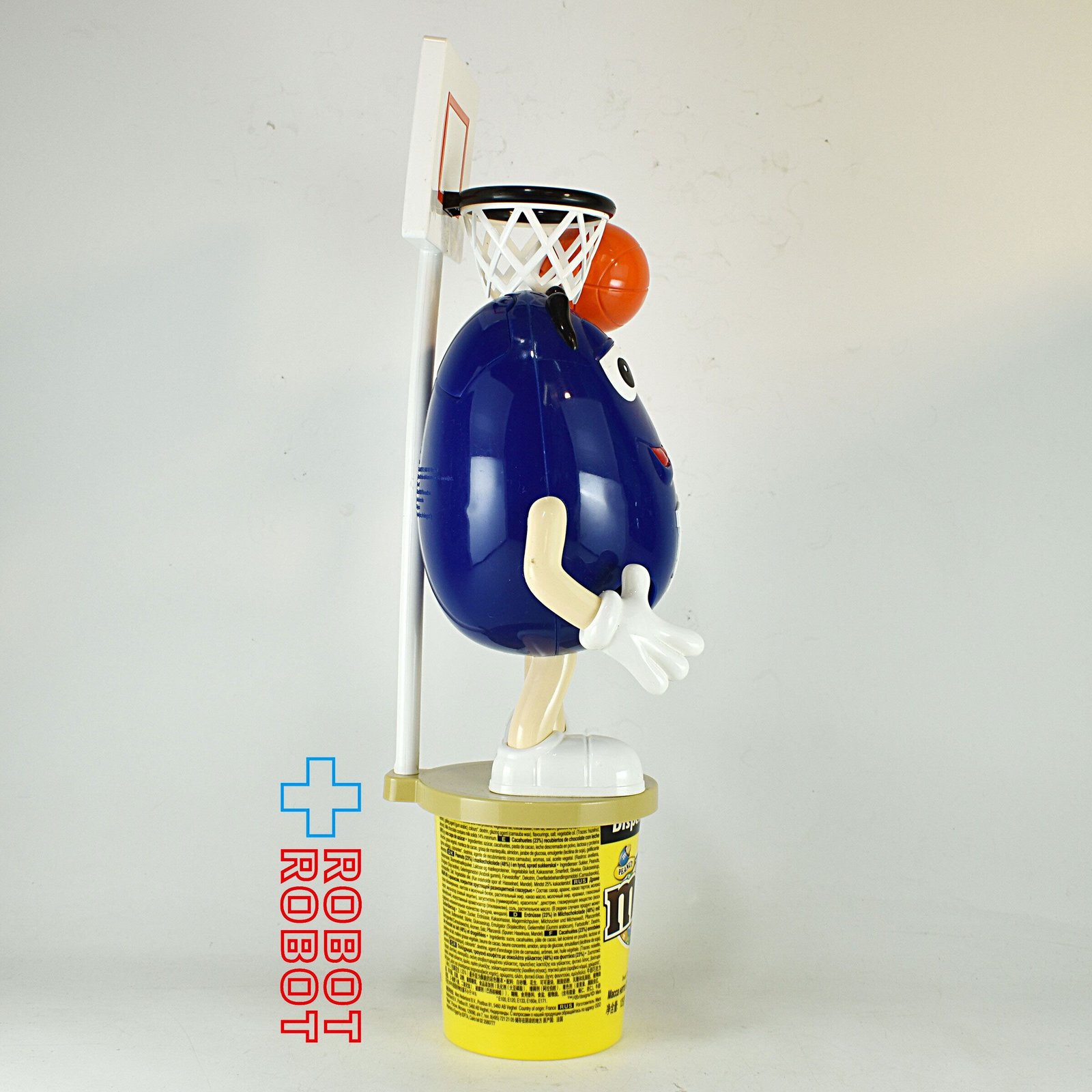 M&M's ブルー バスケットボール w/リング ディスペンサー