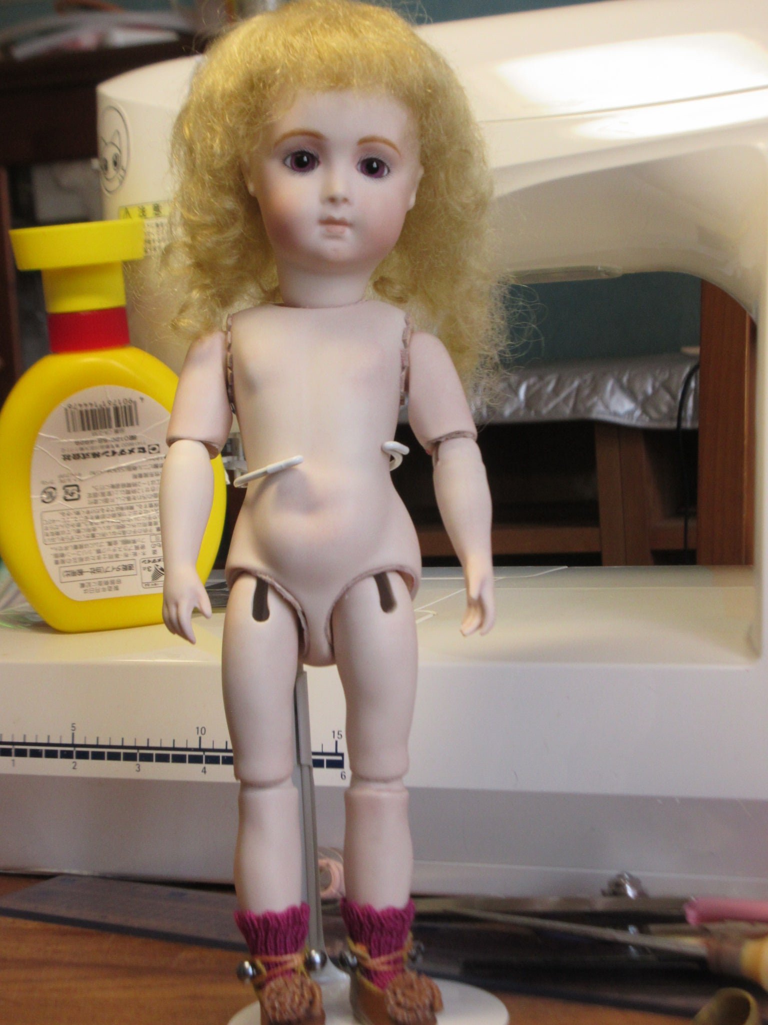 ミレットサイズ☆トリステ・その① | ビスクドール作家☆ベベタビト