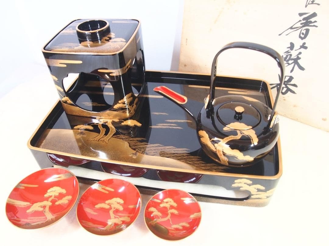 【高級・良品】輪島塗 五島屋謹製 光甫作 松島蒔絵 屠蘇器 三つ揃 山水蒔絵 kouzamatoso1-1-320x180.jpg