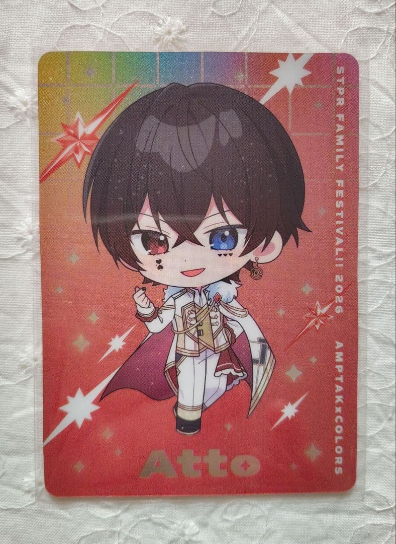 あっと くん カード AMPTAKxCOLORS すとふぇす2026 - メルカリ