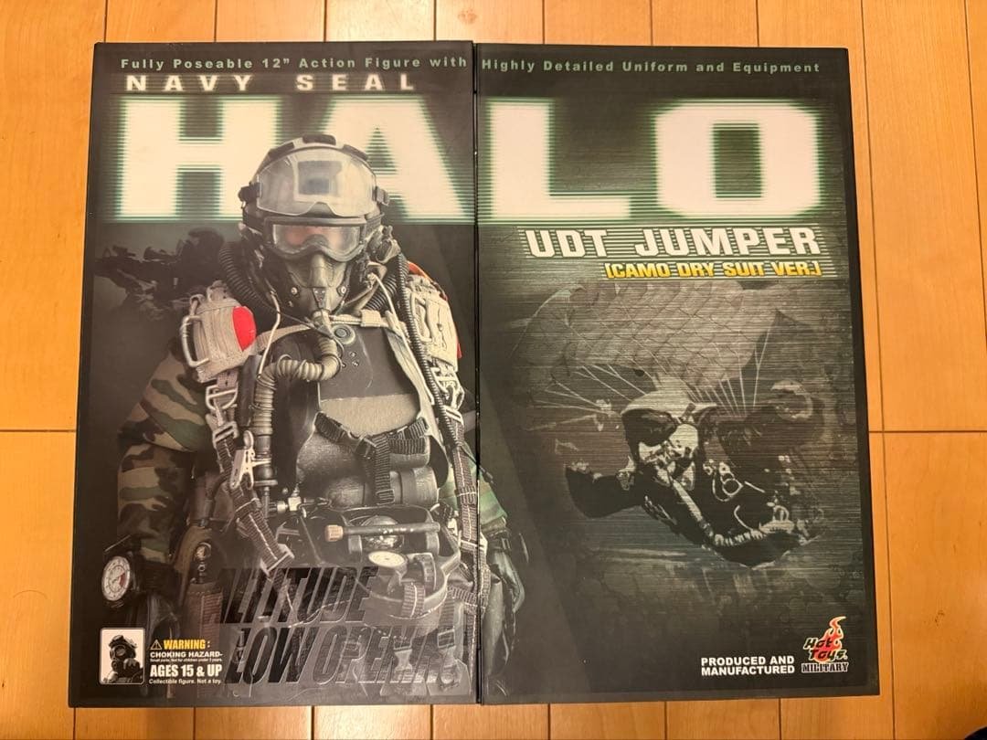 ホットトイズ　ミリタリーフィギュア　HALO UDT JUMPER 1/6 ホットトイズ・ミリタリー】1／6スケールフィギュア Seal HALO