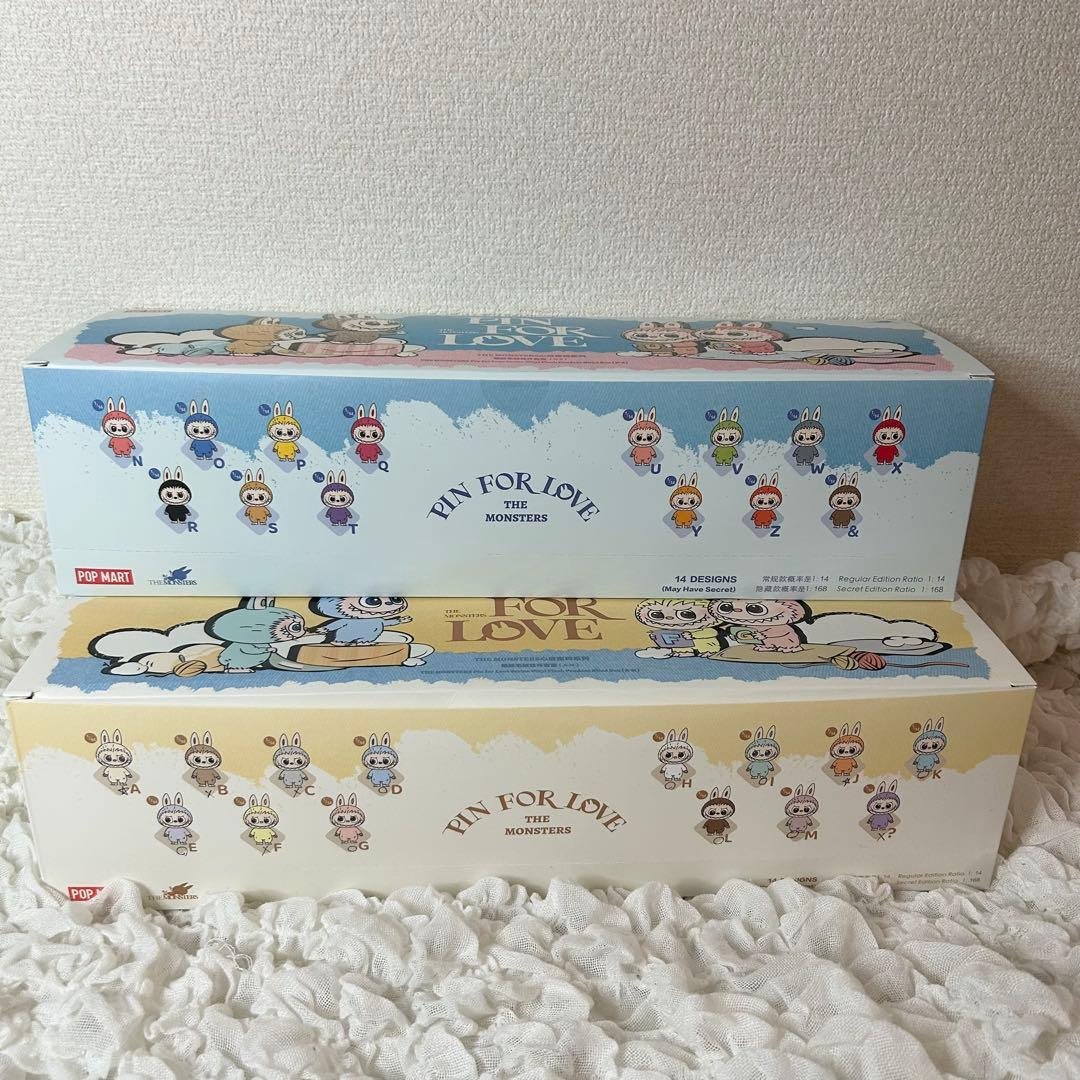 正規品未開封 PIN FOR LOVE モンスター 3個セット イニシャルラブブ