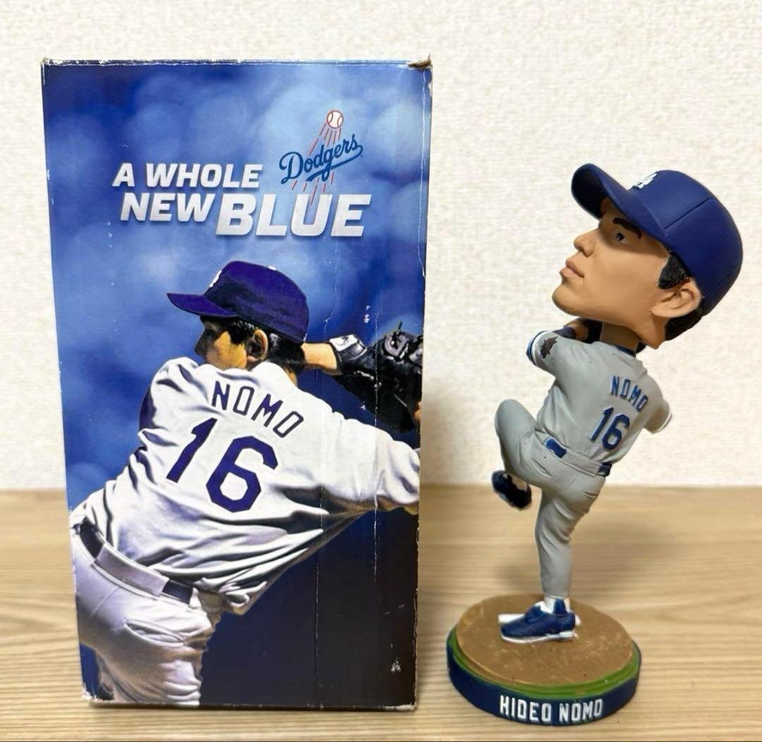 非売品 野茂英雄 2013 ドジャーススタジアム 球場配布 ボブルヘッド 人形 Yahoo!オークション -「野茂英雄 バブルヘッド」の落札相場・落札価格