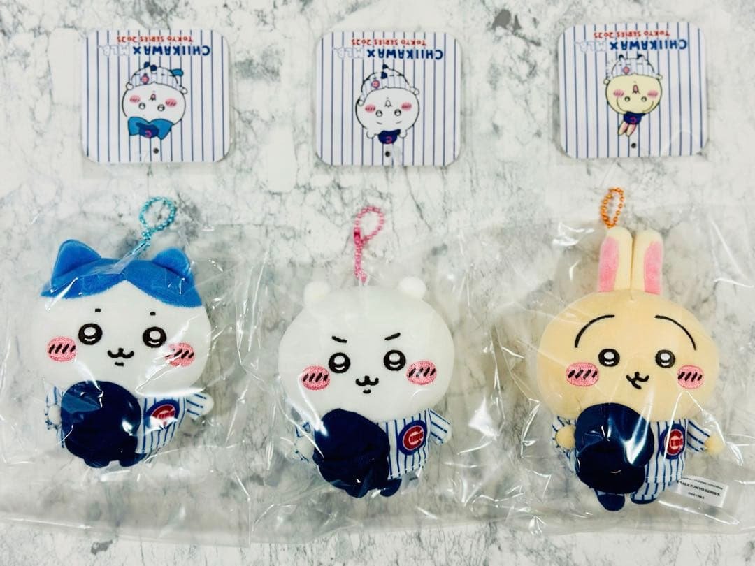 ちいかわ MLB ロサンゼルス・ドジャース シカゴ・カブス ぬいぐるみ6種