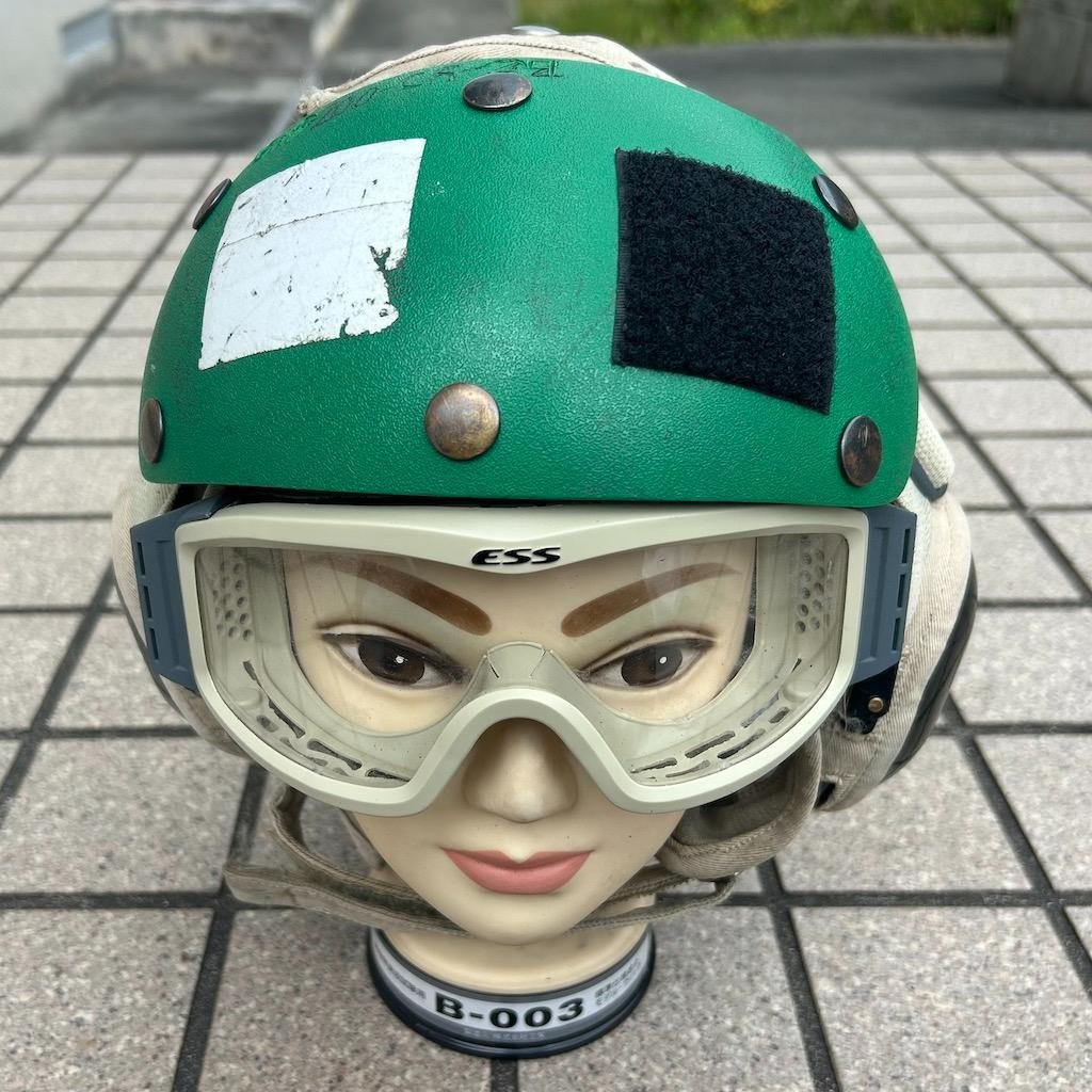 米軍 デッキクルーヘルメット FLIGHT DECK グリーン ミリタリー ・7