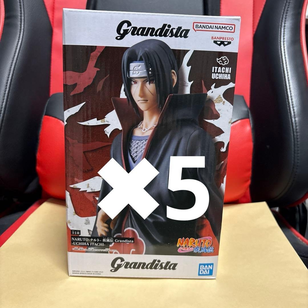 Grandista イタチ フィギュア NARUTO ナルト　5個 NARUTOナルト 疾風伝 Grandista UCHIHA ITACHI【うちはイタチ