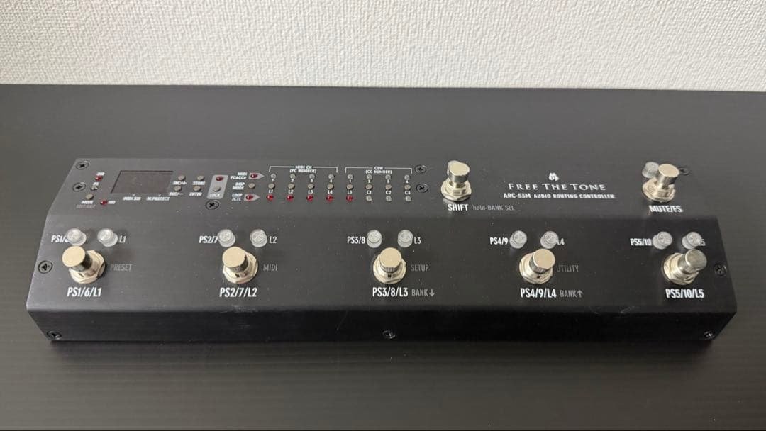 新品未使用品 FREE THE TONE ARC-53M 黒 Free The Tone / ARC-53M Black Audio Routing Controller フリーザ