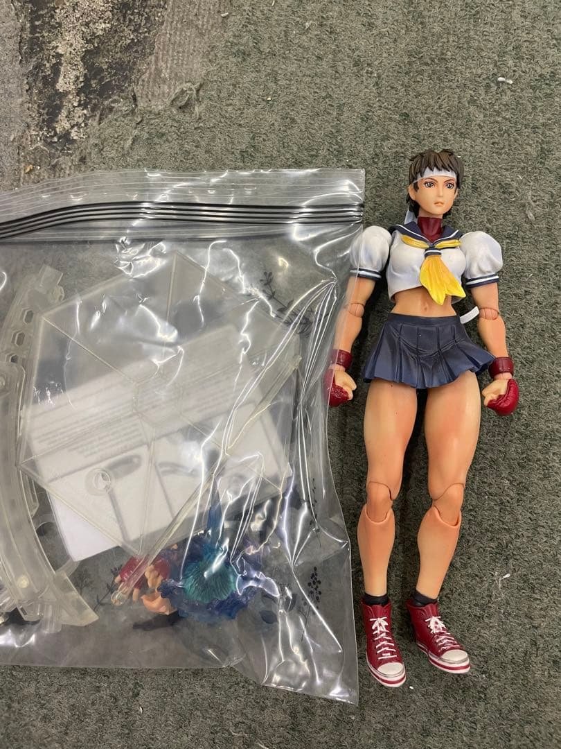 プレイアーツ改　ストリートファイター　さくら　開封品　欠品なし Amazon.co.jp: SUPER STREET FIGHTER IV ARCADE EDITION PLAY ARTS改