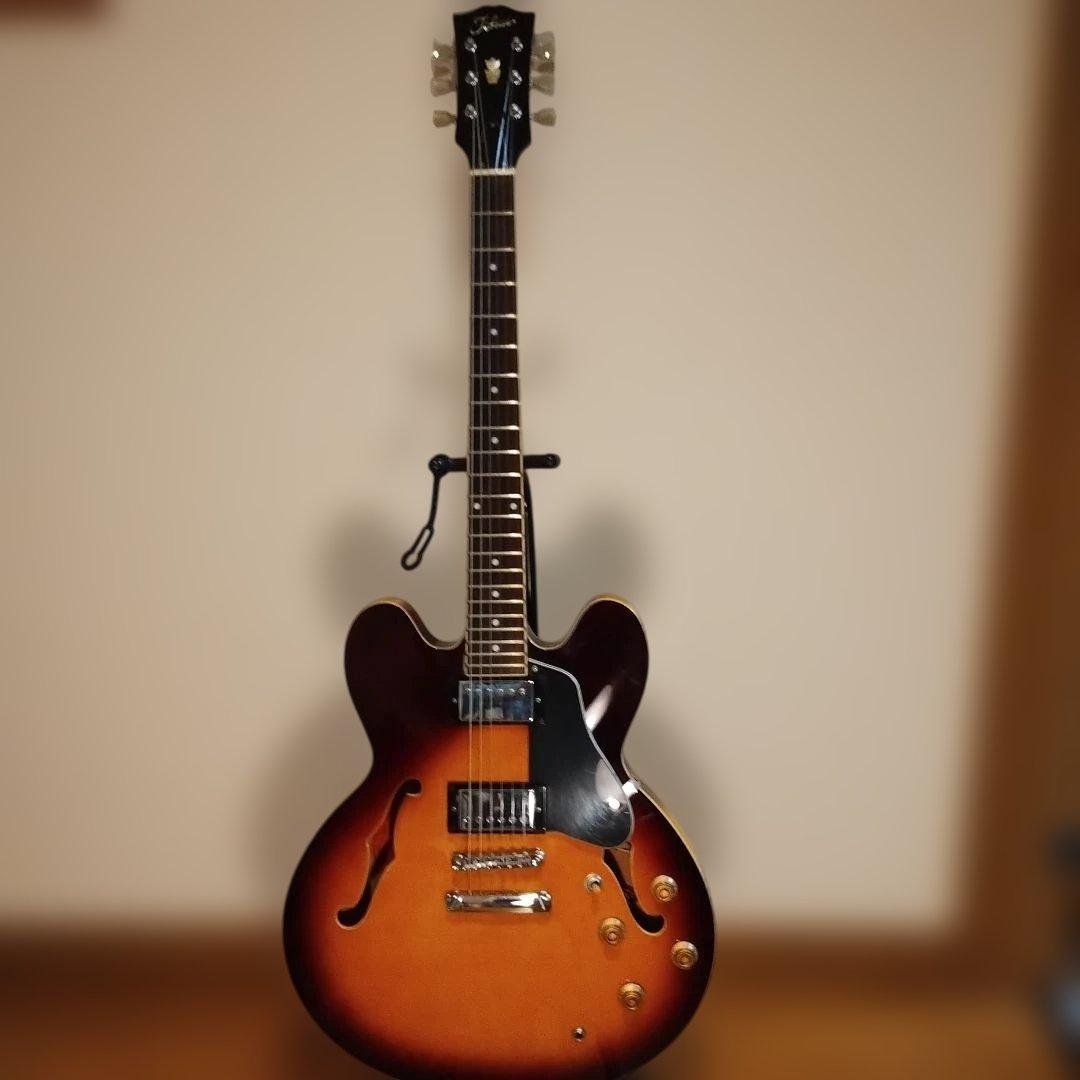Tokai セミアコースティックギターES-60 サンバースト(ハードケース付) Yahoo!オークション -「tokai es」(本体) (エレキギター)の落札相場