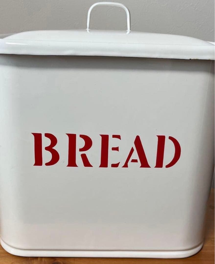 激レア　協和工業　ブレッド缶　ホーロー　白　赤 2026年最新】協和工業 ホーローの人気アイテム - メルカリ