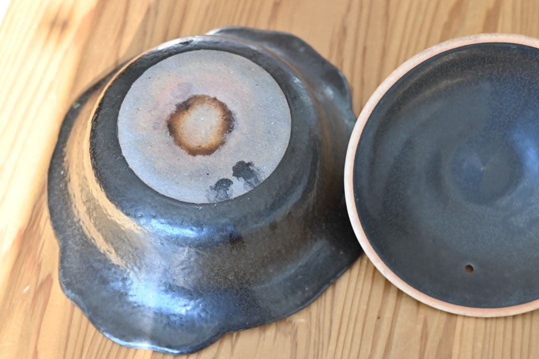 awabiware あわびウェア　ココット土鍋patapata 黒マット