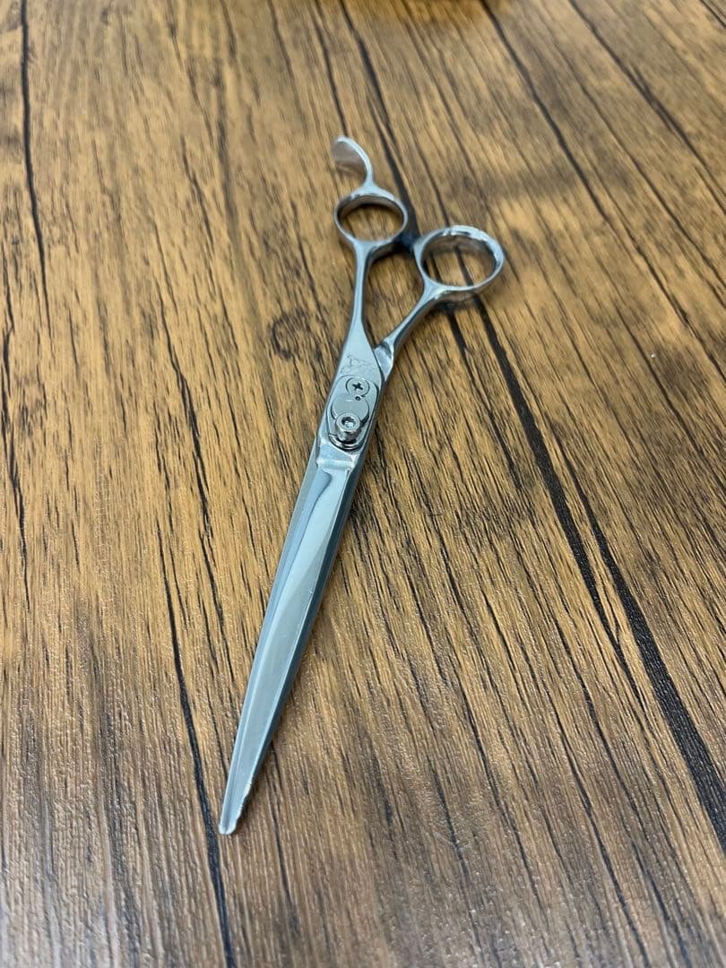 【資料級】岡宮技研 ビンテージ理美容鋏｜30年以上前・日本製」 理美容ハサミ 岡宮刃物技研｜異次元の長切れ【超密波刃WavePower】