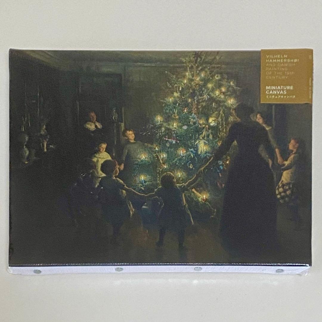 ハマスホイとデンマーク絵画展 ミニチュアキャンバス　きよしこの夜
