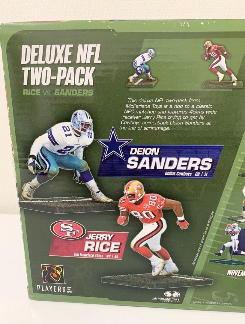 Mcfarlane マクファーレン NFLフィギュア ライス＆サンダース - メルカリ