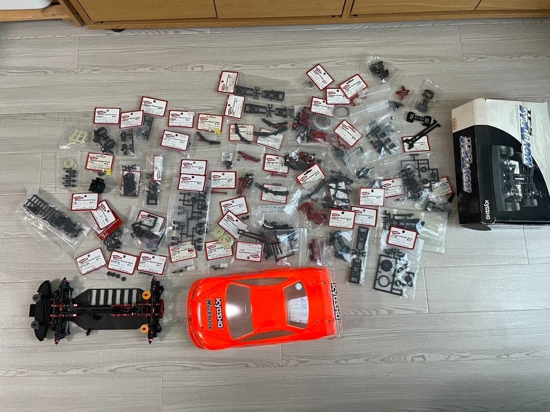 京商 TF-5スタリオン フロント足周りTF-7化,ダンパーBD7移植済み Yahoo!オークション -「京商 tf5」の落札相場・落札価格